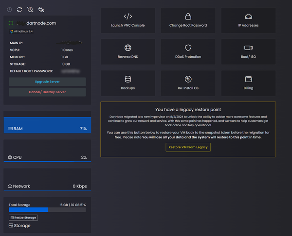 Proxmox Migration Complete: Introducing New Self-Service Features and Important Updates